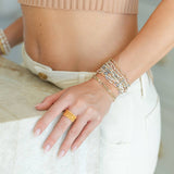 Assorted 2mm Stretch Seed Bead Bracelets