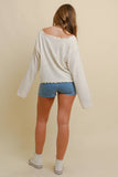 CP18540 - ZIP UP DENIM SHORTS