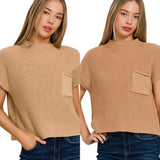 Sofia Mock Neck Sweater