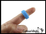 1 Silicone Textured Sensory Ring - Soft Silicone Fidget Ring