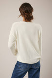 ROUND NECK LONG SLEEVE "LAKE" LT WEIGHT SWEATER