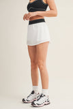 Lightweight Skort with Elastic Waistband