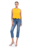 Scalloped Hem Top