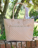 Jayden Tote Nude Patent SQ
