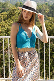 Double Strap Padded Crochet Lace Bralette