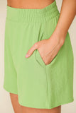 Smocked High Waisted Airflow Short 6