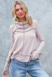 HOODIE LONG SLEEVE THUMBHOLE FRENCH TERRY TOP