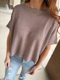 The Danielle Textured Tee