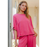 MINERAL WASHED BOXY TOP
