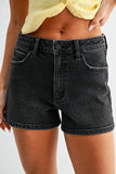 DH889 - WBLK - Classic Hem Short