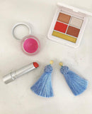 Cornflower Blue Topknot Stud/Post Earrings