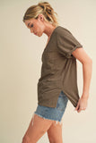 8286DK Zoie V-Neck Short Sleeve Top 5