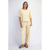 MINERAL WASHED BOXY TOP