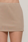 Scuba Knit Mini Skirt W/ Inner Pants