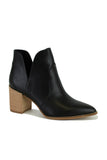 BROOKLYN-12 Western Cutout Ankle Boot