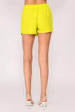 Elastic High Waisted Techno Crepe Skort 9