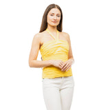 Shirred Halter Neck Top