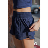 RECYCLED ACTIVE SHORT WITH MESH: Soft Mint / S-M-L-XL(2-2-2-2)