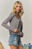 POLKA DOT RUFFLE CAMI & CARDIGAN - RET4276