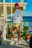 IP5778 Windbreaker Shorts With Contrast Stripe