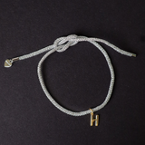 Silver Lurex Bracelet Cord