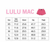 DD-SHORT NEON YELLOW LULU MAC SOLID SHORTS: NEON YELLOW