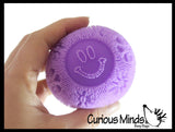 1 NeeDoh Fuzzball FLOWER POWER Soft Doh Filled Stretch Ball
