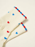 USA Mini Heart Petal Grip Sock, Pilates Socks