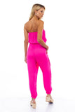 Strapless Elastic Banded Jumpsuit