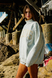 IT2594E-JESUSCAMO Embroidered Camouflage Mockneck Sweatshirt