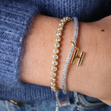 Silver Lurex Bracelet Cord