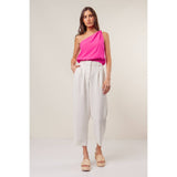 One Shoulder Knot Detail Top