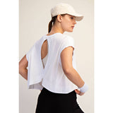 VISCOSE MODAL OPEN BACK TOP