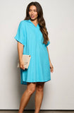 Turquoise Tunic Dress