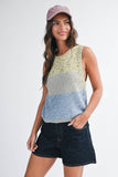 3256FK Lana Colorblock Tank