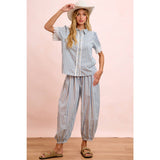 STRIPES BALLOON PANTS