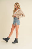 Deva Cropped Hooded