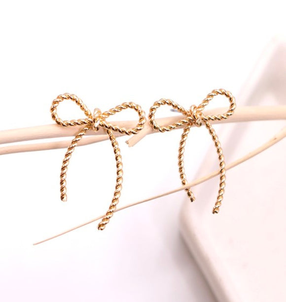 Rope Bow Earrings