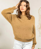 Mocha Fuzzy Sweater