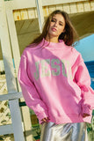 IT2594E-JESUSCAMO Embroidered Camouflage Mockneck Sweatshirt
