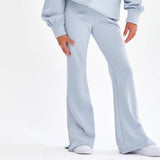 Cotton Terry Slit Hem Pants