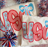 USA Patriotic Coquette Shirt July 4th