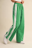 IP1467 SIDE LACE CONTRAST TRACK PANTS
