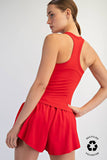 BUTTER SLEEVELESS RACER BACK TANK TOP