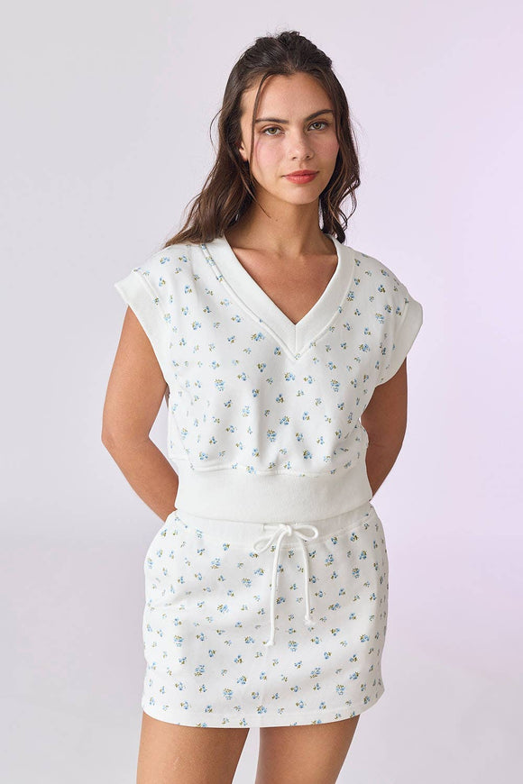 Claire Floral Print Knit Set