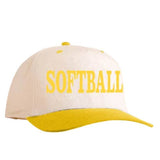LULU MAC SOFTBALL CAP LEMON YELLOW