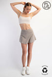 PLUS SIZE BUTTER SKORT