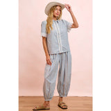 STRIPES BALLOON PANTS