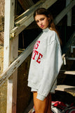 FAVORITE Reversible Mock-Neck Sweatshirt