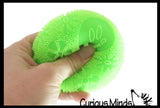 1 NeeDoh Fuzzball FLOWER POWER Soft Doh Filled Stretch Ball